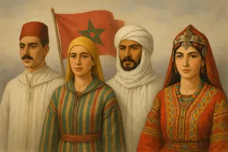 Morocco on one picture