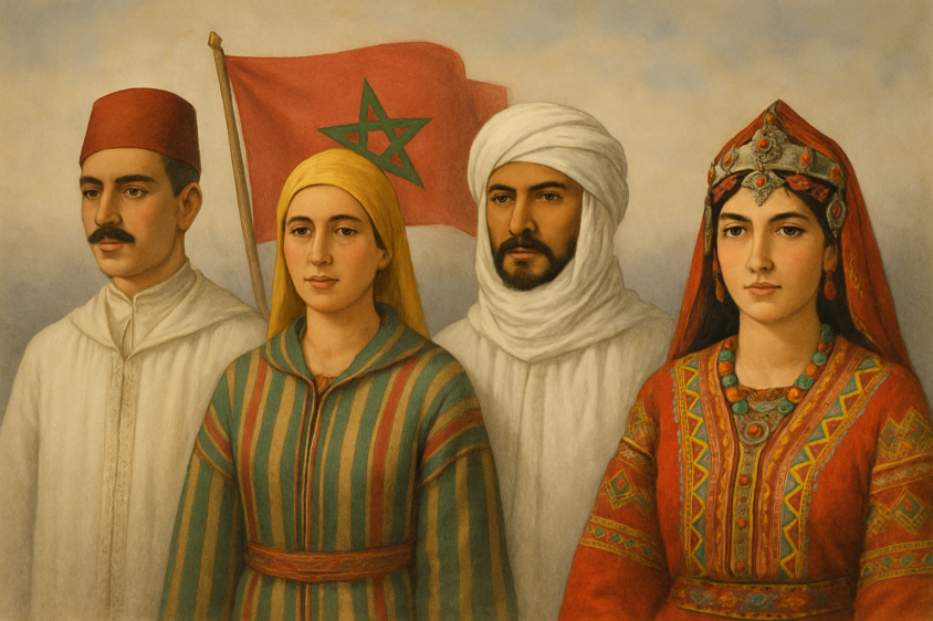 Morocco on one picture